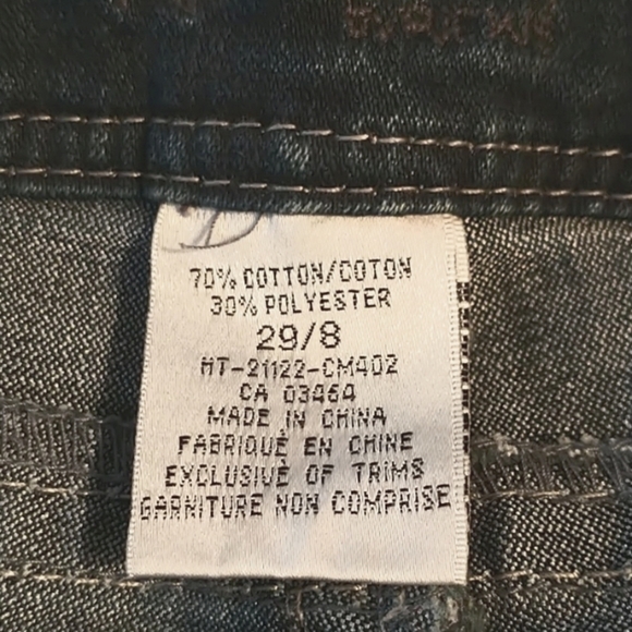 RICKI'S Brooke Revolution boot cut jeans back flap chunky stitch pockets sz 29/8 - Picture 5 of 6